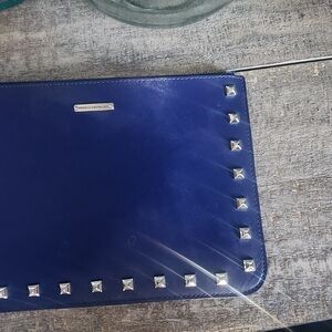 Rebecca Minkoff Blue Studded Clutch